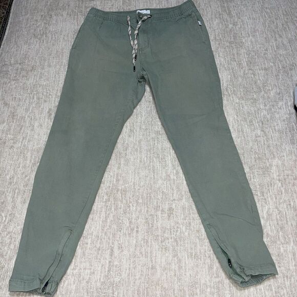 Onia All Terrain Ripstop Men's Green Joggers Medium M - Picture 6 of 9